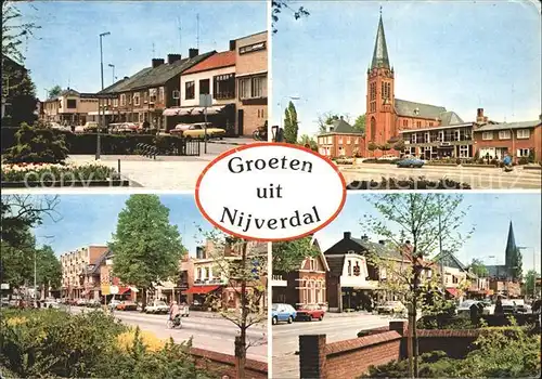 Nijverdal Rijssensestraat R.K. Kerk Grotestraat 