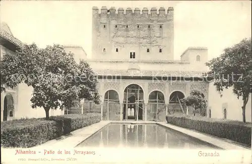 Alhambra Spanien Patio de los Arrayanes Granada