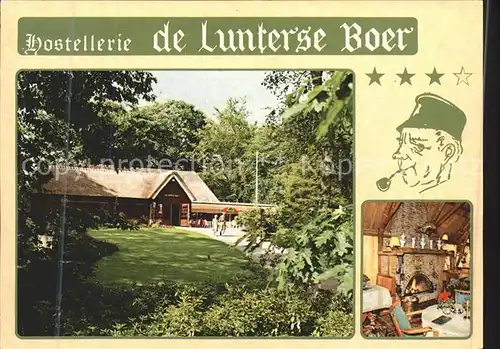 Lunteren Hotel Cafe Restaurant Hostellerie De Lunterse Boer Kaminzimmer