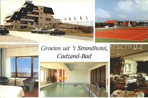 Cadzand Zeeland Strandhotel Tennis