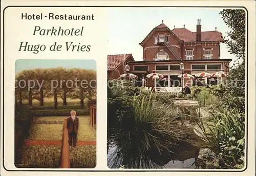 Lunteren Hotel Cafe Restaurant Parkhotel Hugo de Vries
