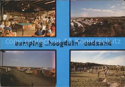 Cadzand Zeeland Camping Hoogduin Gesamtansicht Spielzimmer Park