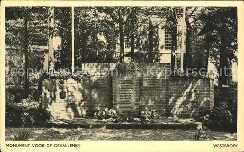 Westbroek Monument voor Gavallenen 