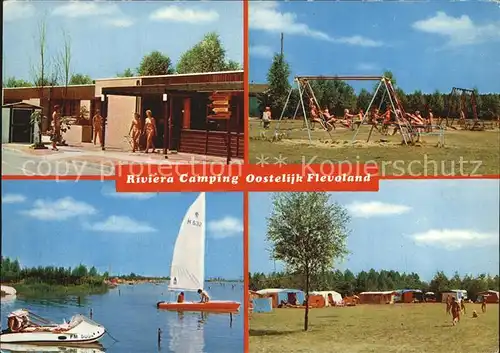 Oostelijk Camping Riviera Spielplatz Segelboote Platz