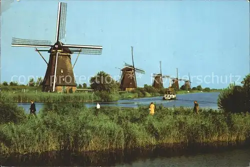 Kinderdijk Poldermolens Windmuehlen