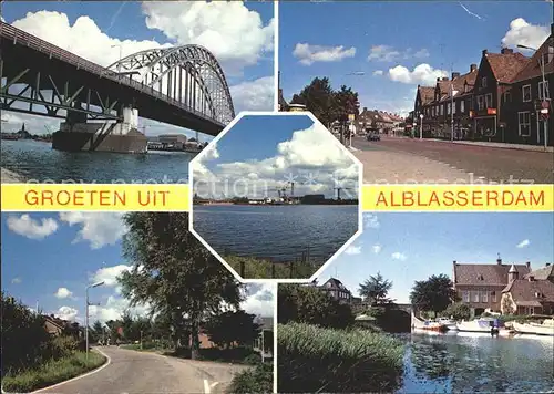 Alblasserdam Bruecke Strassenpartien 