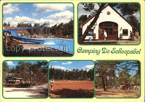 Doornspijk Camping De Scheepsbel Schwimmbad Tennisplatz 