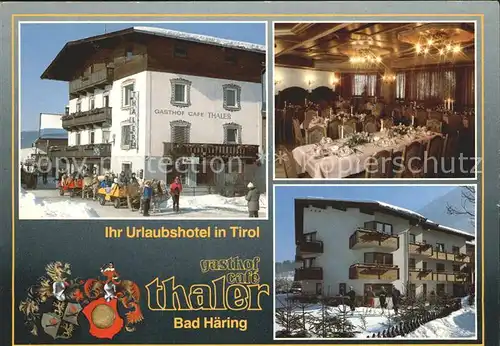 Bad Haering Gasthof Cafe Thaler