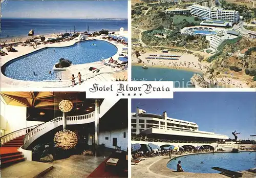 Algarve Hotel Alvor Praia Swimmingpool Treppenaufgang Fliegeraufnahme