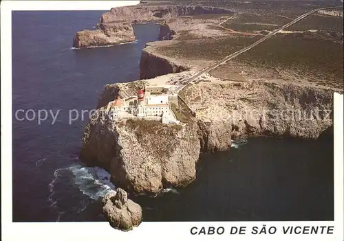 Algarve Cabo de Sao Vicente Fliegeraufnahme