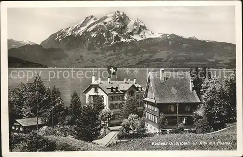 Rigi mit Pilatus Kurhaus Grubisbalm /  /