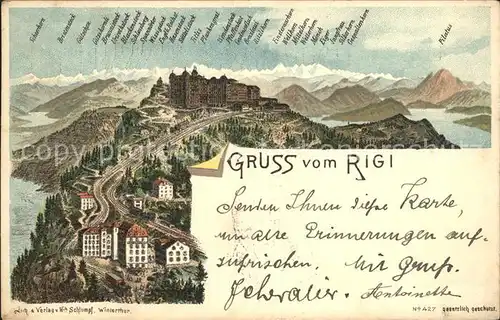 Rigi Gruss vom Rigi  /  /