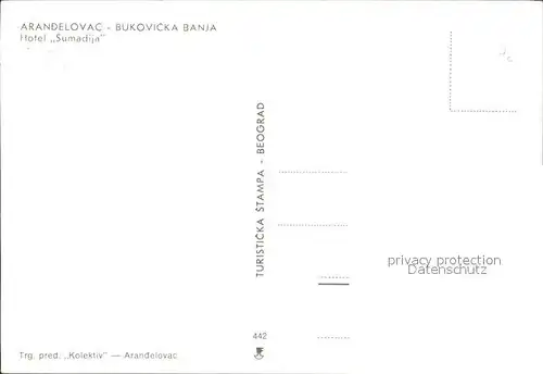 Arandelovac Bukovicka Banja Hotel Sumadija