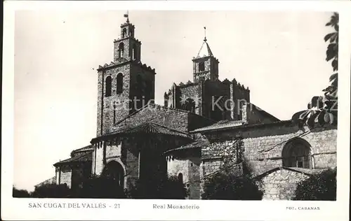 San Cugat Spanien San Cugat del Valles Real Monasterio