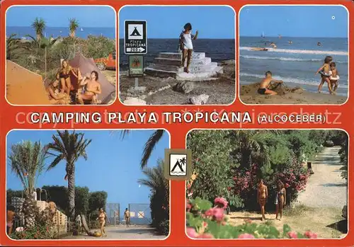 Alcoceber Alcossebre Camping Playa Tropicana Strandpartien