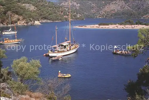 Fethiye Mugla oeluedeniz Segelboot Boot Bucht