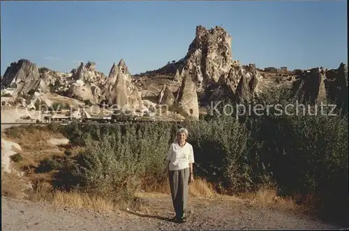 Kappadokien Landschaft Frau