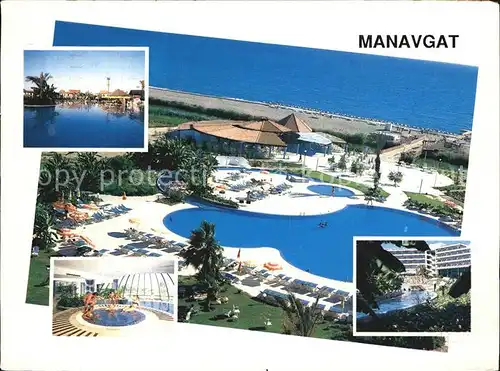 Manavgat Fliegeraufnahme Strand mit poolanlage