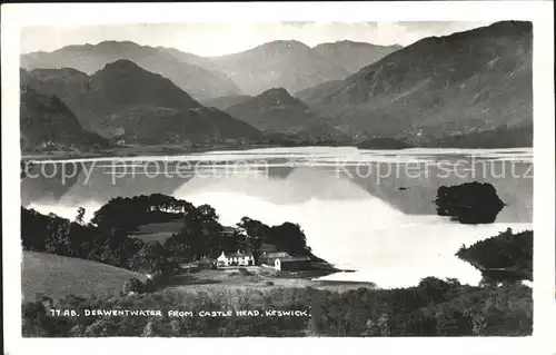 Derwentwater From Castle head Keswick