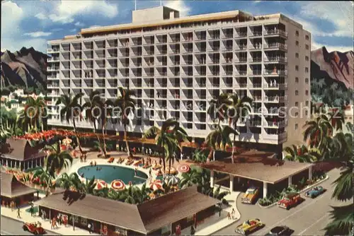 Hawaii US State Hotel Princess Kaiulani