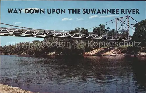 Florida US State Suwannee River Bridge
