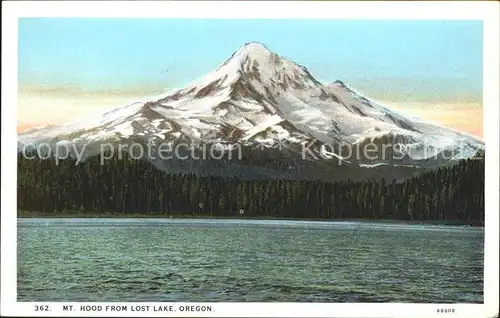 Oregon US State Mount Hood Lost Lake 