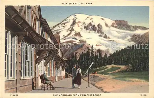 Washington US State Mount Rainier National Park Paradise Lodge