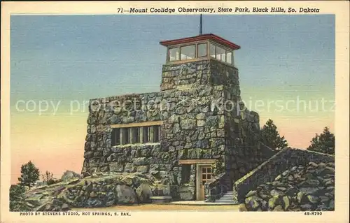 South Dakota US-State Mount Coolidge Observatory State Park  /  /