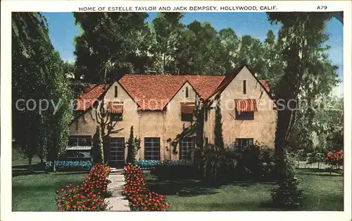 California US State Home Estelle Taylor Jack Dempsey