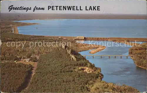 Wisconsin US State Fliegeraufnahme Petenwell Lake