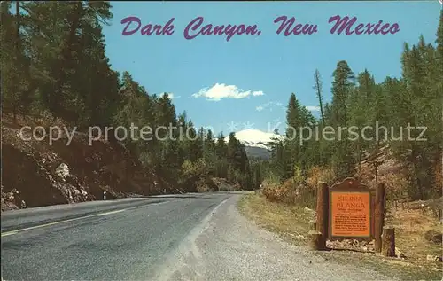 New Mexico US-State Dark Canyon  /  /
