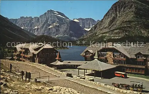 Montana US State Glacier Hotel Swift Current Lake