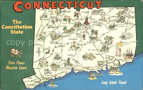 Connecticut US State Lapeplan