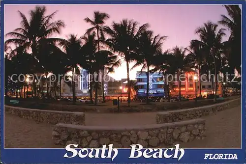 Florida US State South Beach Ocean Drive