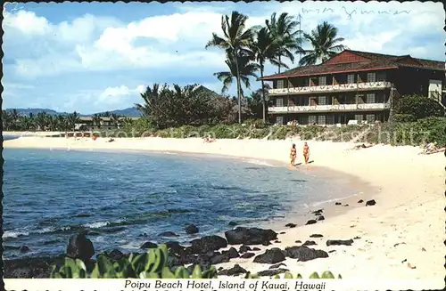 Hawaii US State Poipu Beach Hotel Island of Kauai