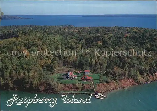 Minnesota US State Fliegeraufnahme Raspberry Island