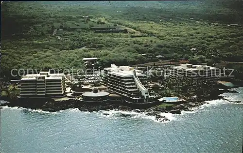 Hawaii US State The spectacular Kona Hilton on the Orchid Isle Fliegeraufnahme