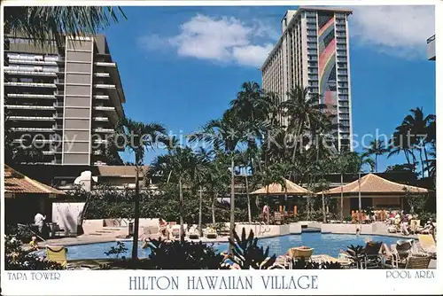 Hawaii US State Hilton Hawaiian Village