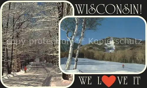 Wisconsin US State Winter Wonderland