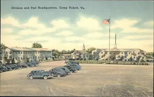 Camp Pickett Virginia Division Post Headquarters