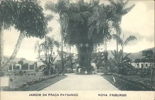 Nova Friburgo Rio de Janeiro Jardim da Praca Paysandu /  /