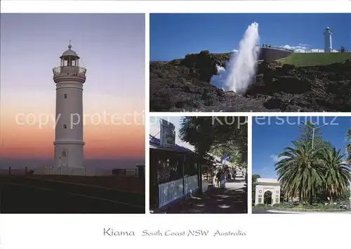 Kiama Blow Hole Point Lighthouse Blow Hole The Terraces War Memorial on Terralong Street