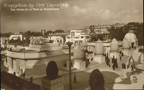 Exposition Arts Decoratifs Paris 1925 Vue Prise de la Tour de Bourgogne /  /