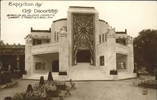 Exposition Arts Decoratifs Paris 1925 Pavillon des Galeries Lafayette  /  /