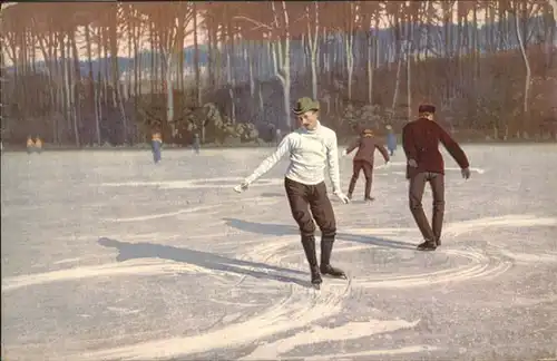 Schlittschuhlaufen Eislaufen  / Sport /