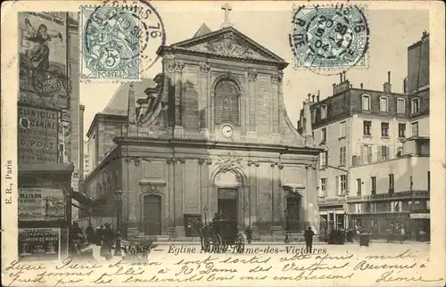 Kirchen Gebaeude Paris Eglise Notre Dame des Victoires Kat. Gebaeude