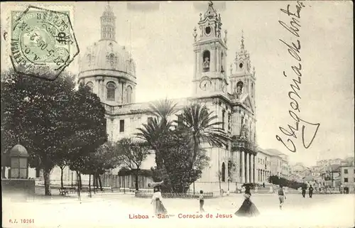 Kirchen Gebaeude Lisboa San Coracao de Jesu Kat. Gebaeude