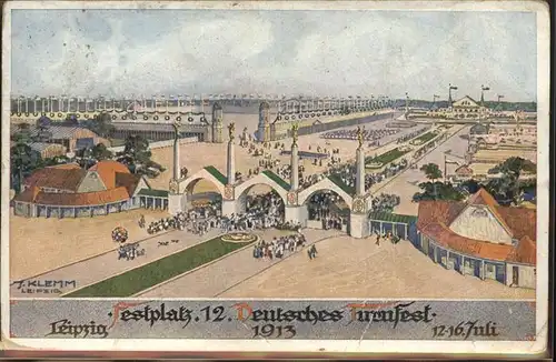 Sport Leipzig 12. Deutsches Turnfest 1913 / Sport /