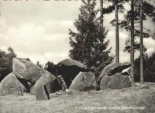 Huenengrab Lueneburger Heide Sieben-Steinhaeuser / Tod /