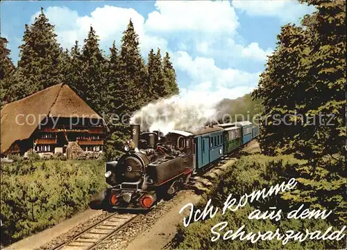 Lokomotive Schwarzwald Schwarzwaldhaus  Kat. Eisenbahn